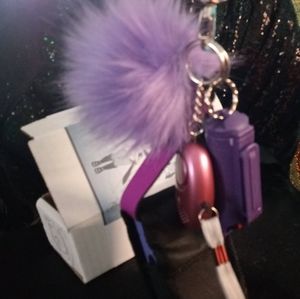 Pink Self Defense Keychain